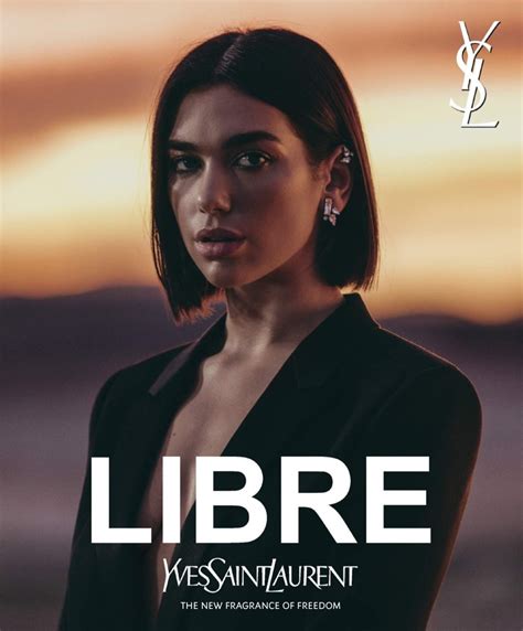 yves saint laurent libre chi fa la pubblicita dua lipa|dua lipa beauty.